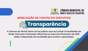 Apreciação de Contas do Executivo